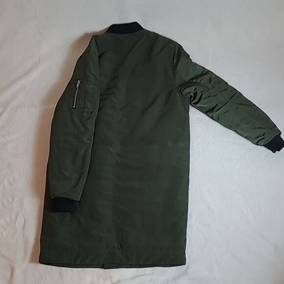 Divided Long Bomber Jacket - Picture 3 of 10